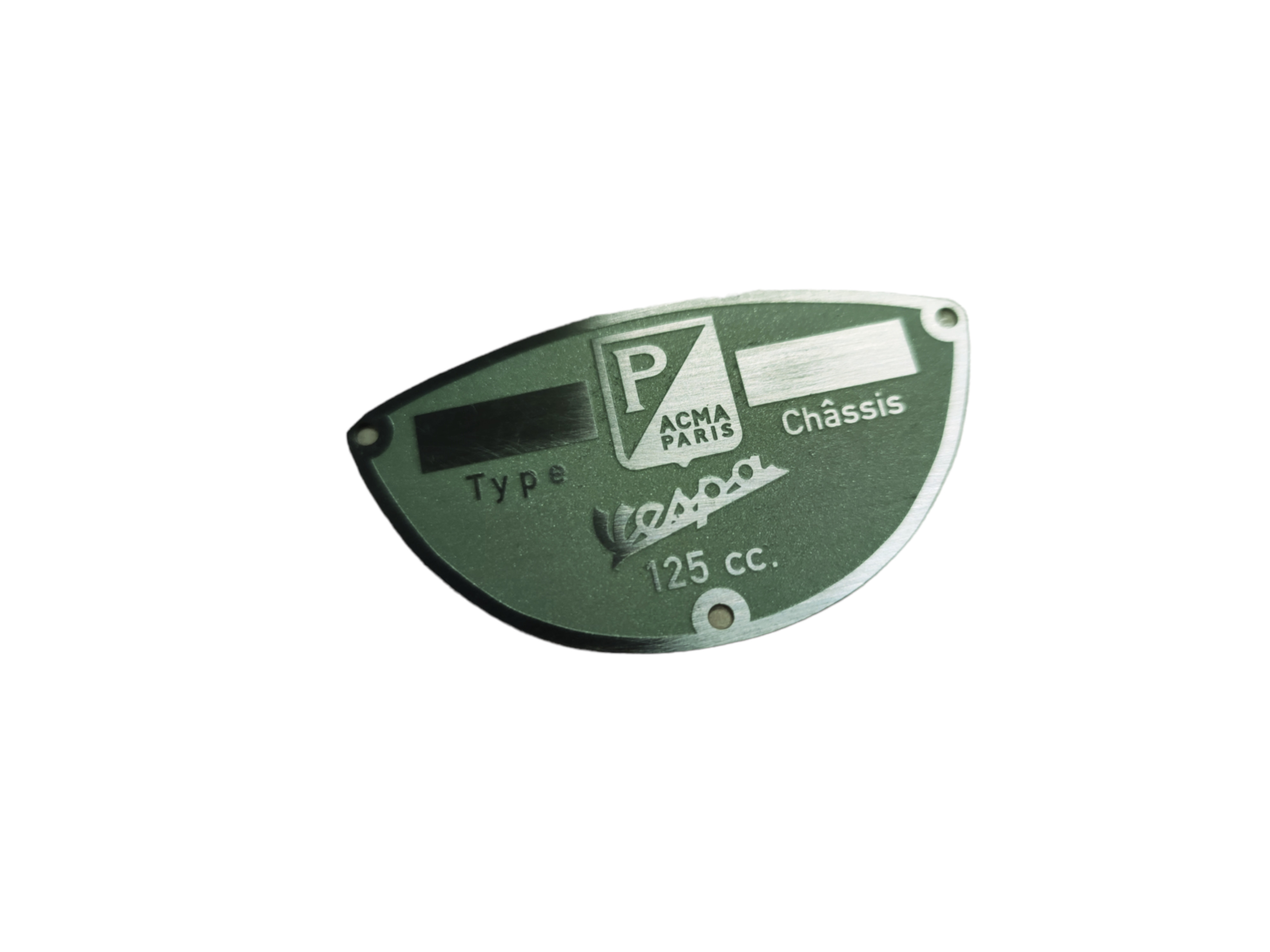 Piastra ACMA PARIS 3 fori per Vespa 